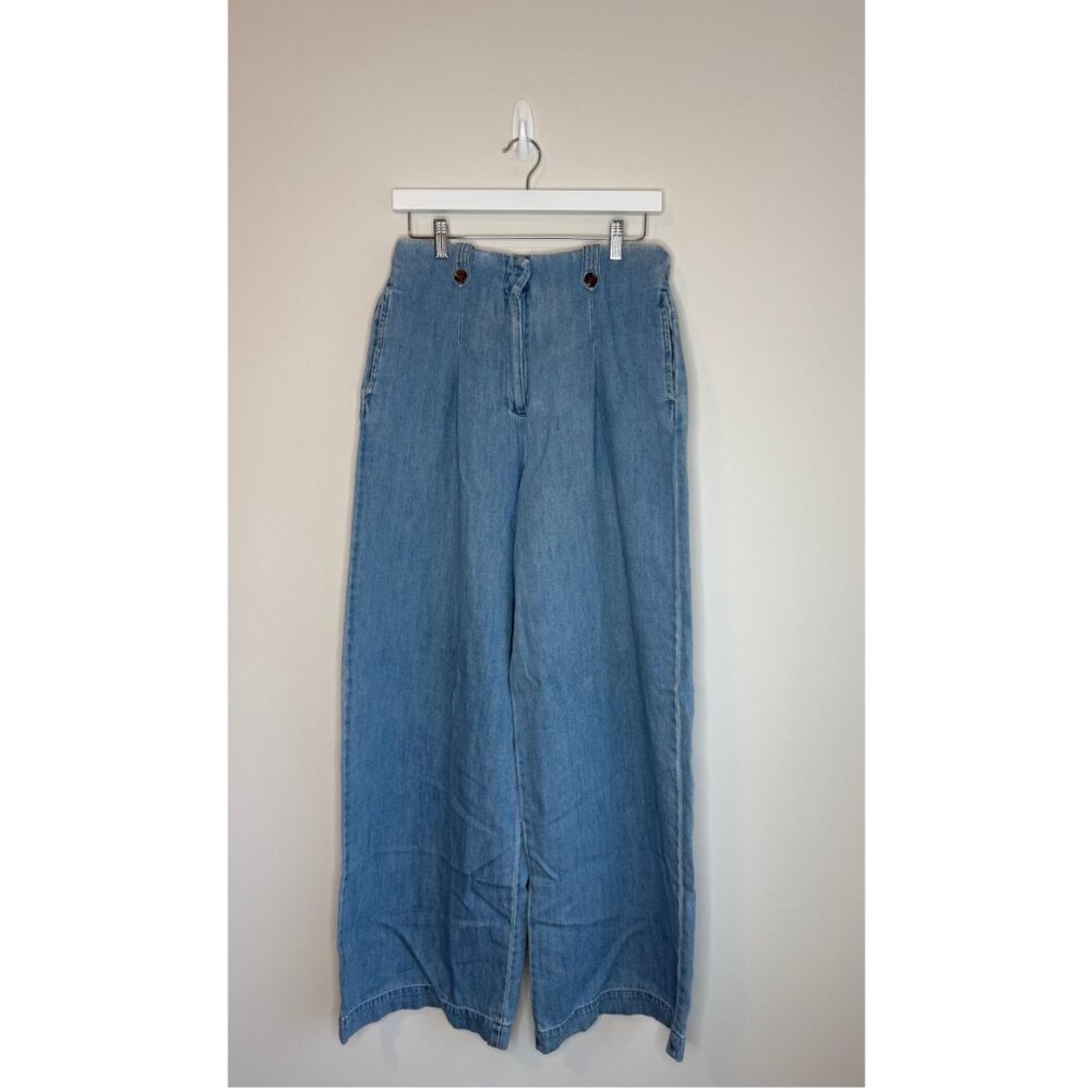 Sam Edelman High Rise Wide Leg Jean